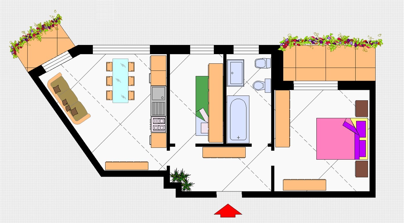 Comodo al centro e stazione - ristrutturato